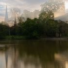 Schlosspark Biebrich am frühen Morgen...ein ICM-Experiment