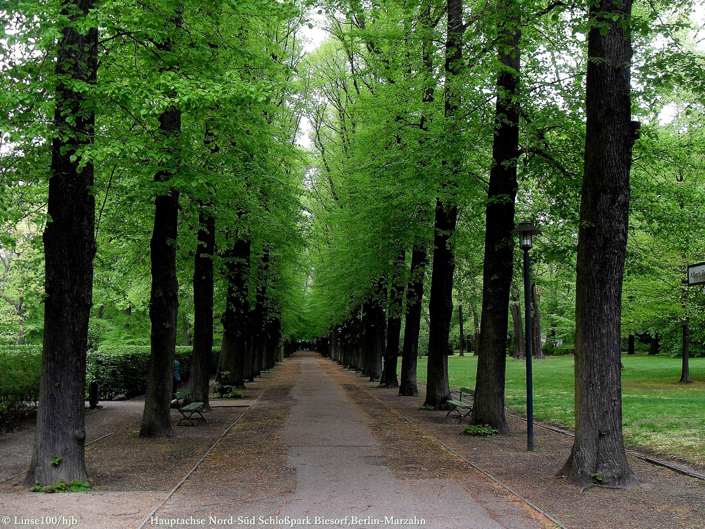 Schloßpark Biesdorf Hauptachse