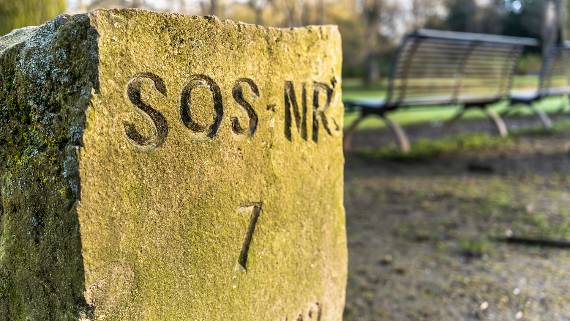 Schlosspark Herten - SOS-Stein