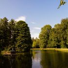 Schlosspark im Abendlicht