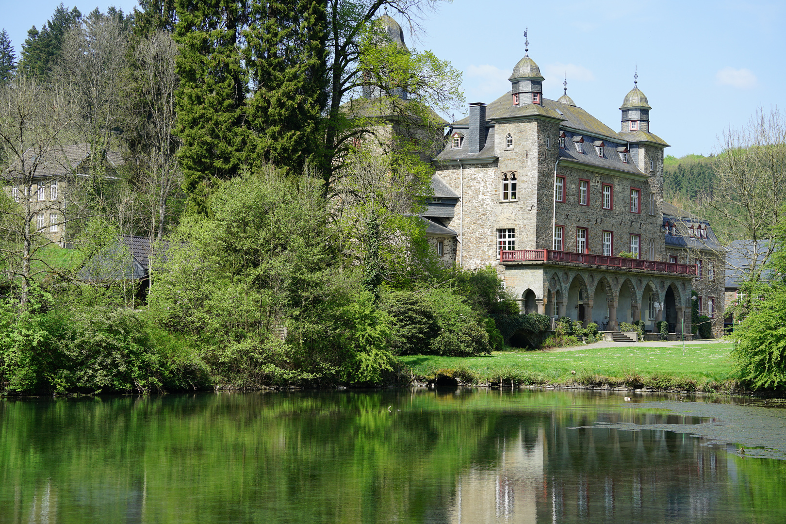 Schlosspark im bergischen Land