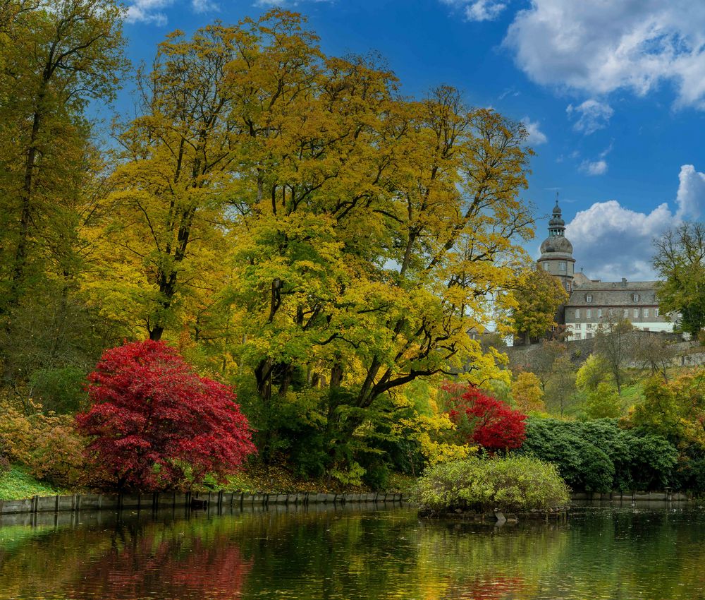 Schlosspark im Herbst