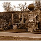 Schlosspark im Hever Castle, England