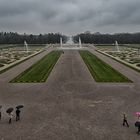 Schlosspark im Regen