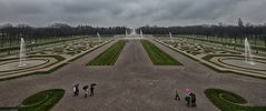 Schlosspark im Regen