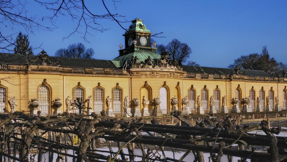 Schlosspark im Winter