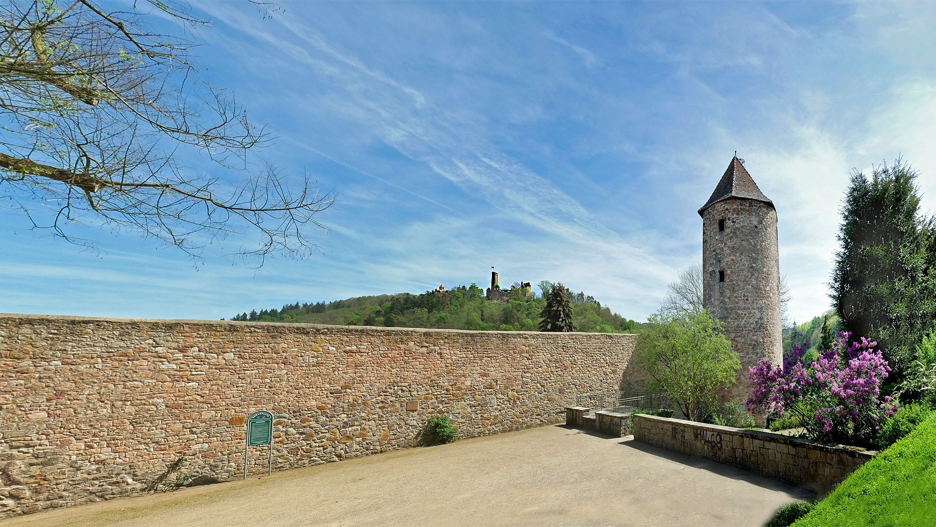 Schlosspark in Weinheim Foto & Bild world, deutschland