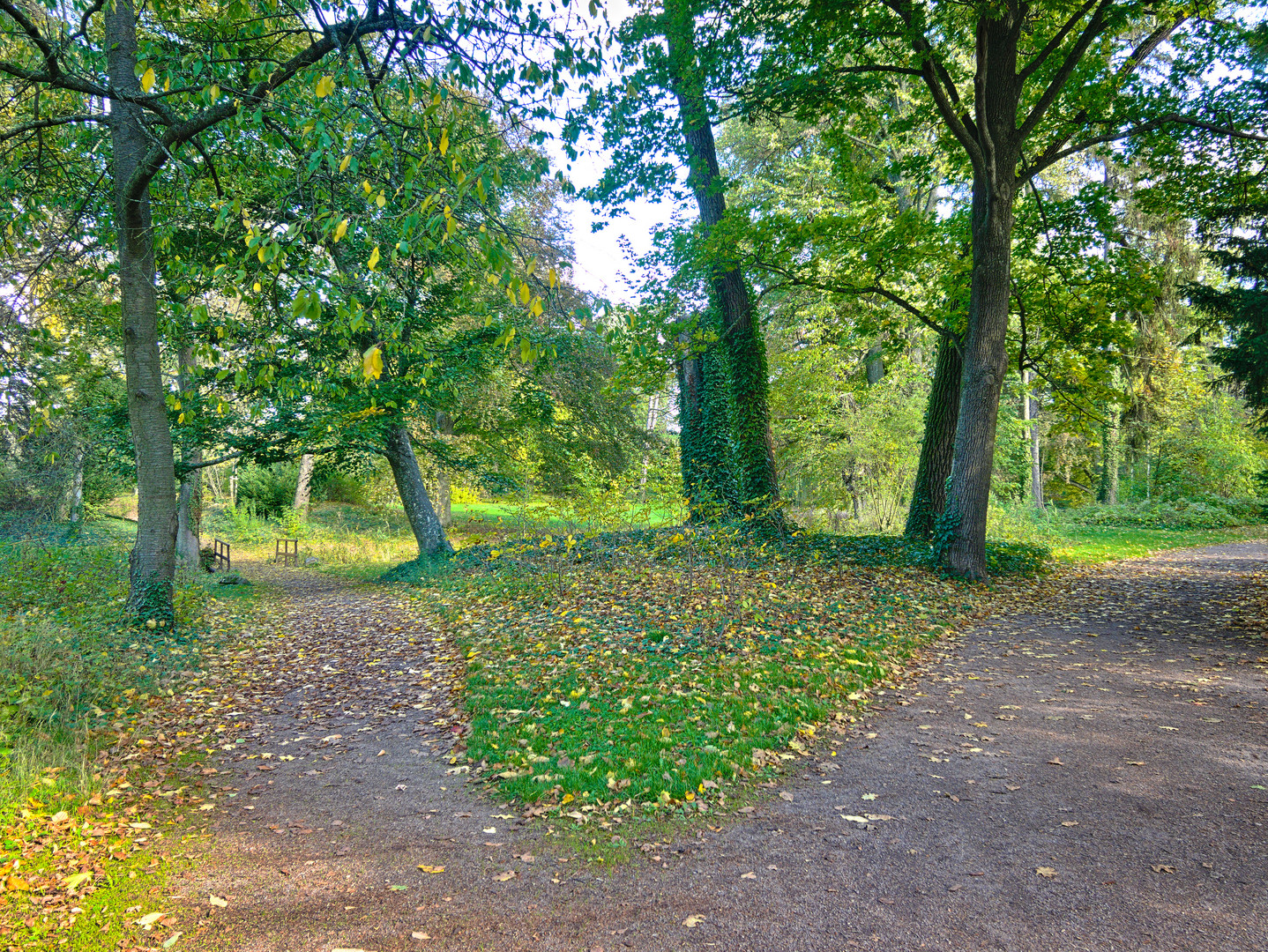 Schlosspark Kirchheimbolanden im Herbst