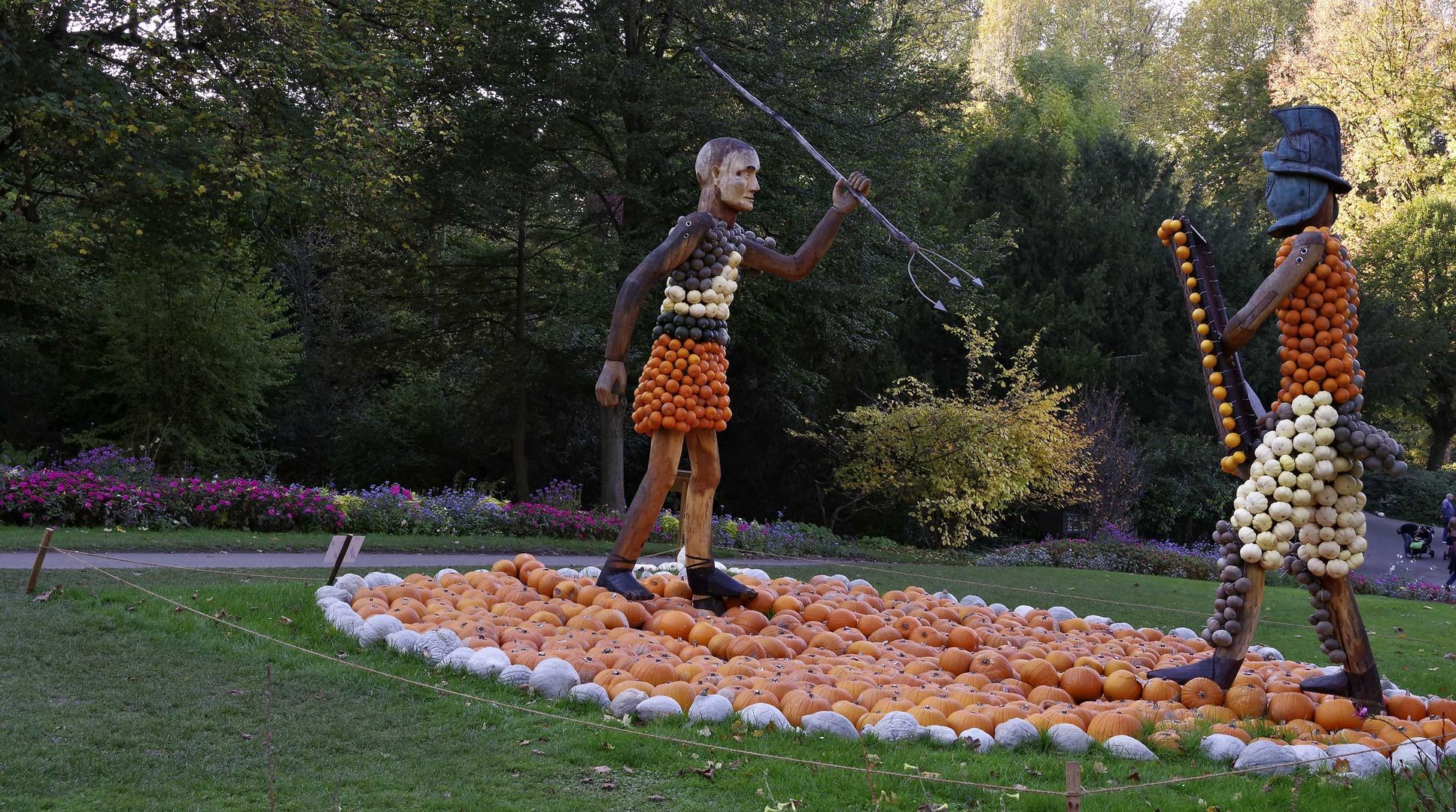 Schlosspark - Kürbisausstellung