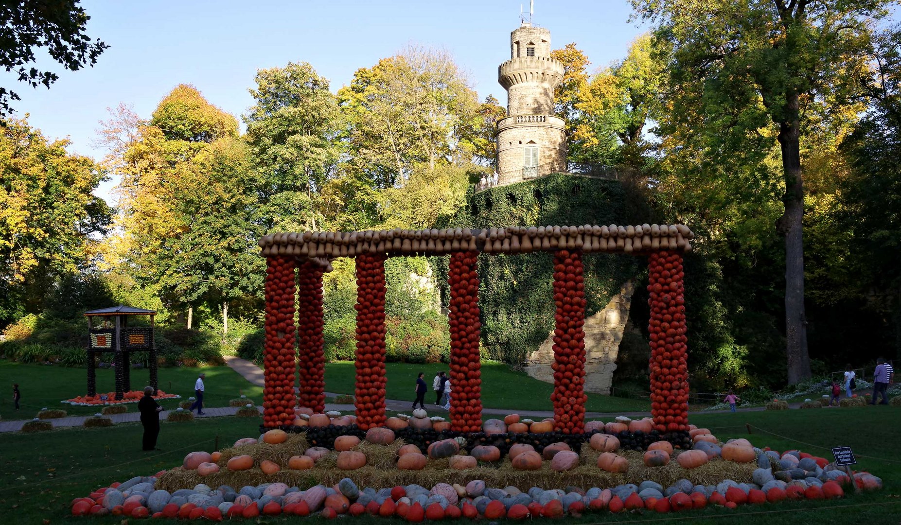 Schlosspark - Kürbisausstellung