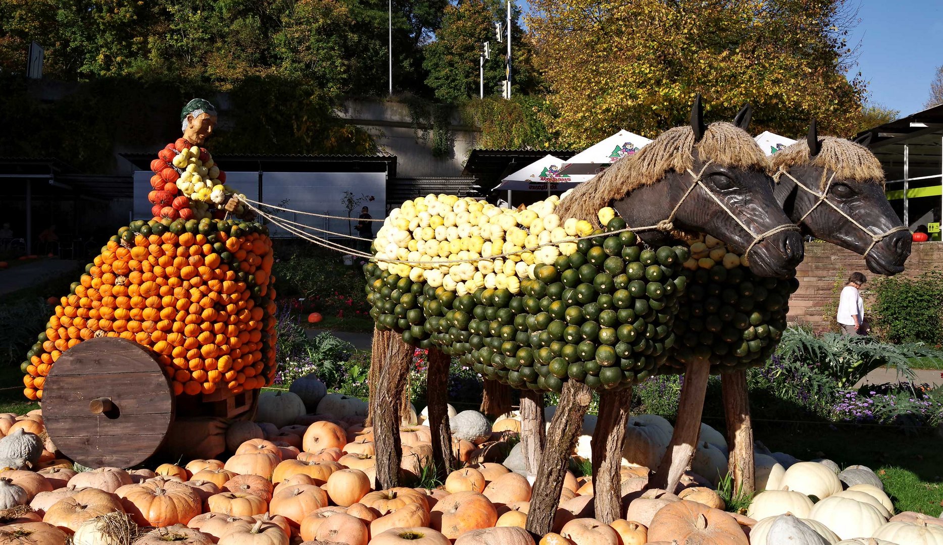 Schlosspark - Kürbisausstellung