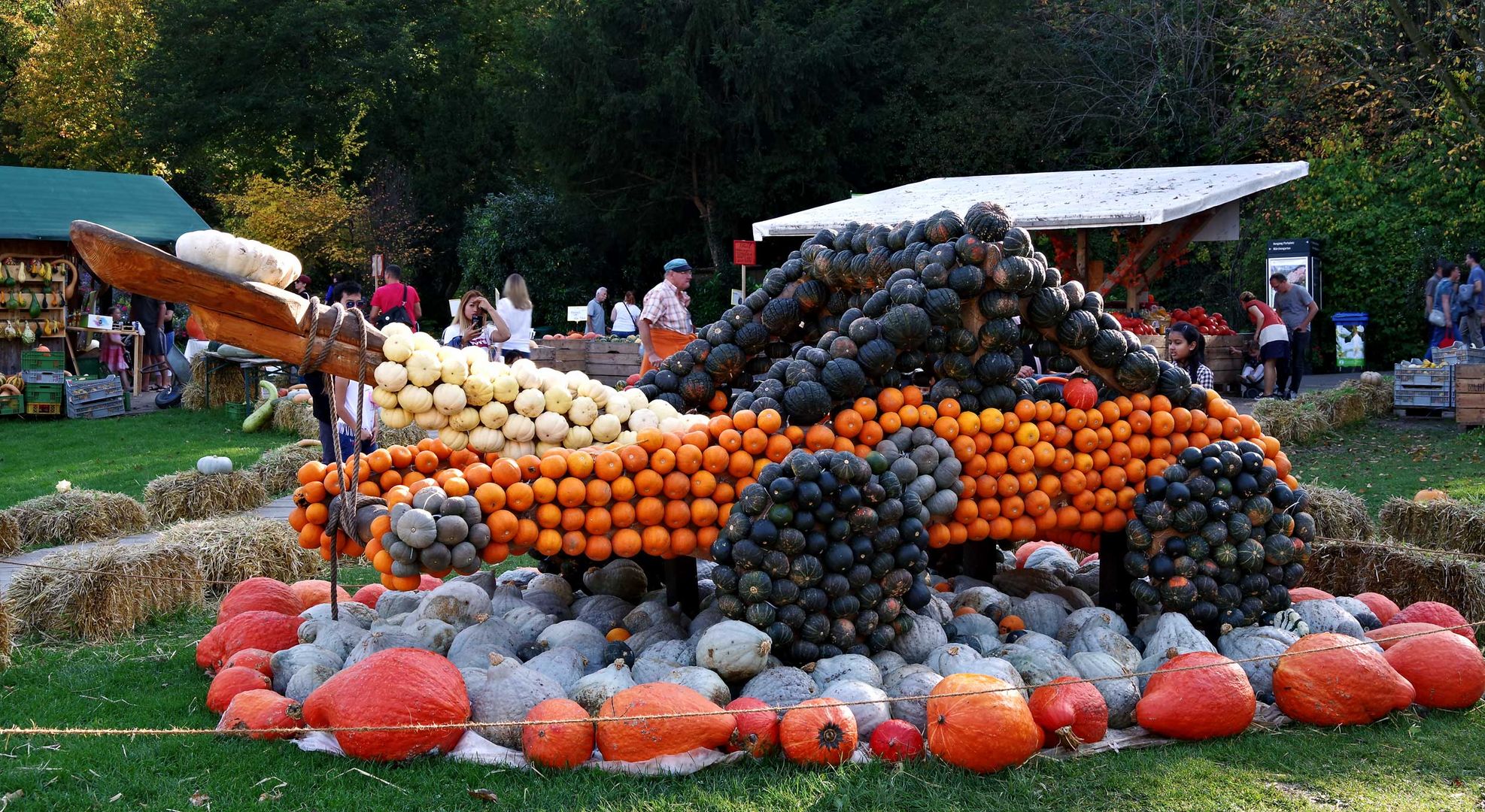 Schlosspark - Kürbisausstellung