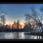 Schloßpark Lützschena im Winter