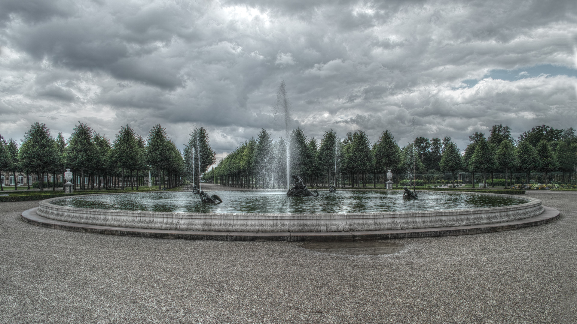 Schlosspark Schwetzingen Brunnen