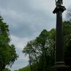 Schlosspark Tegel, Blick vom Humboldtgrab zum Schloss