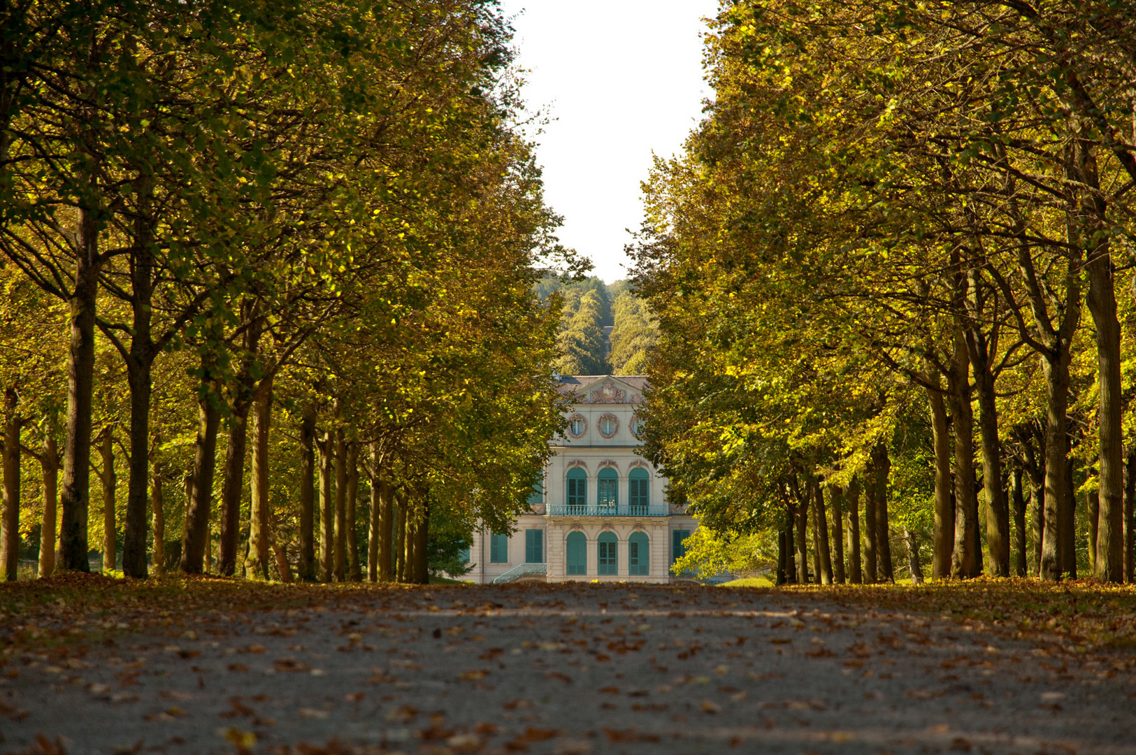 Schlosspark Wilhelmstal, der Herbst kommt.