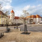 Schloßplatz Freiberg/Sachsen