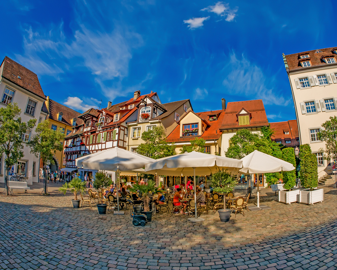 Schlossplatz in Meersburg