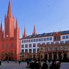 Schlossplatz in Wiesbaden