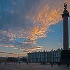 Schlossplatz St. Petersburg, Alexandersäule und Eremitage