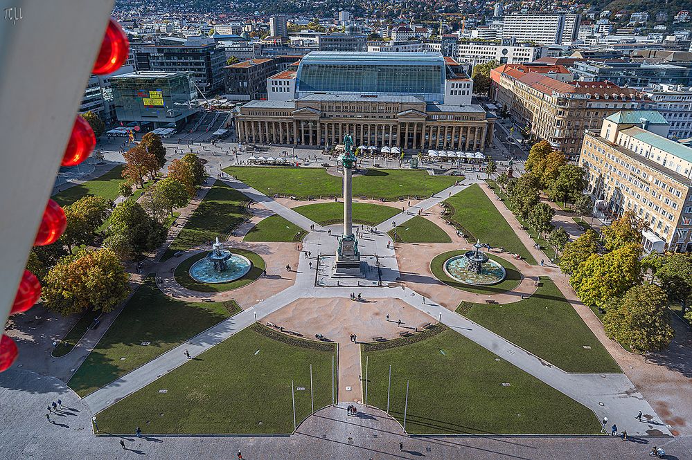 Schloßplatz Stuttgart Foto & Bild world, riesenrad, architektur