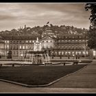 Schlossplatz Stuttgart - Postkartenstyle