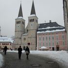 Schlossplatz und Stiftskirche in Berchtesgaden