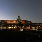 Schlossplatzpanorama Stuttgart zur Zeit des Weihnachtsmarkts