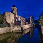 Schlossruine Harbke mit Schlossgraben