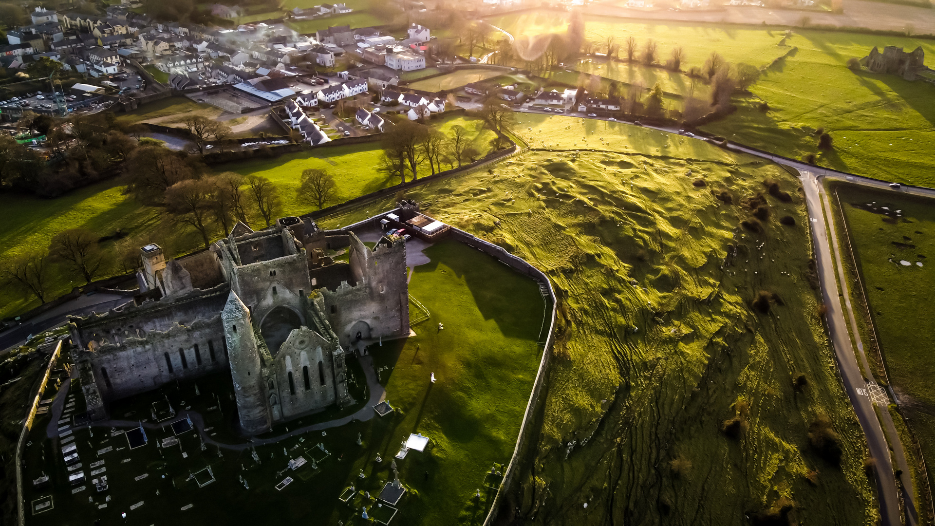 Schlossruine in Irland