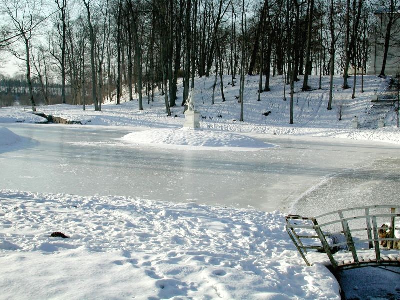 "Schloßteich" in Sveksna