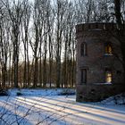 Schloßturm im Schnee