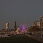 Schloßturm, Lambertus, Riesenrad auf dem Burgplatz