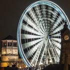 Schlossturm mit Riesenrad, Düsseldorf Altstadt