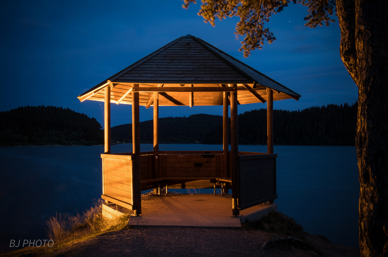 Schluchsee bei Nacht