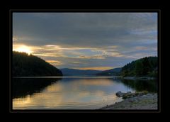 Schluchsee beim Sonnenuntergang