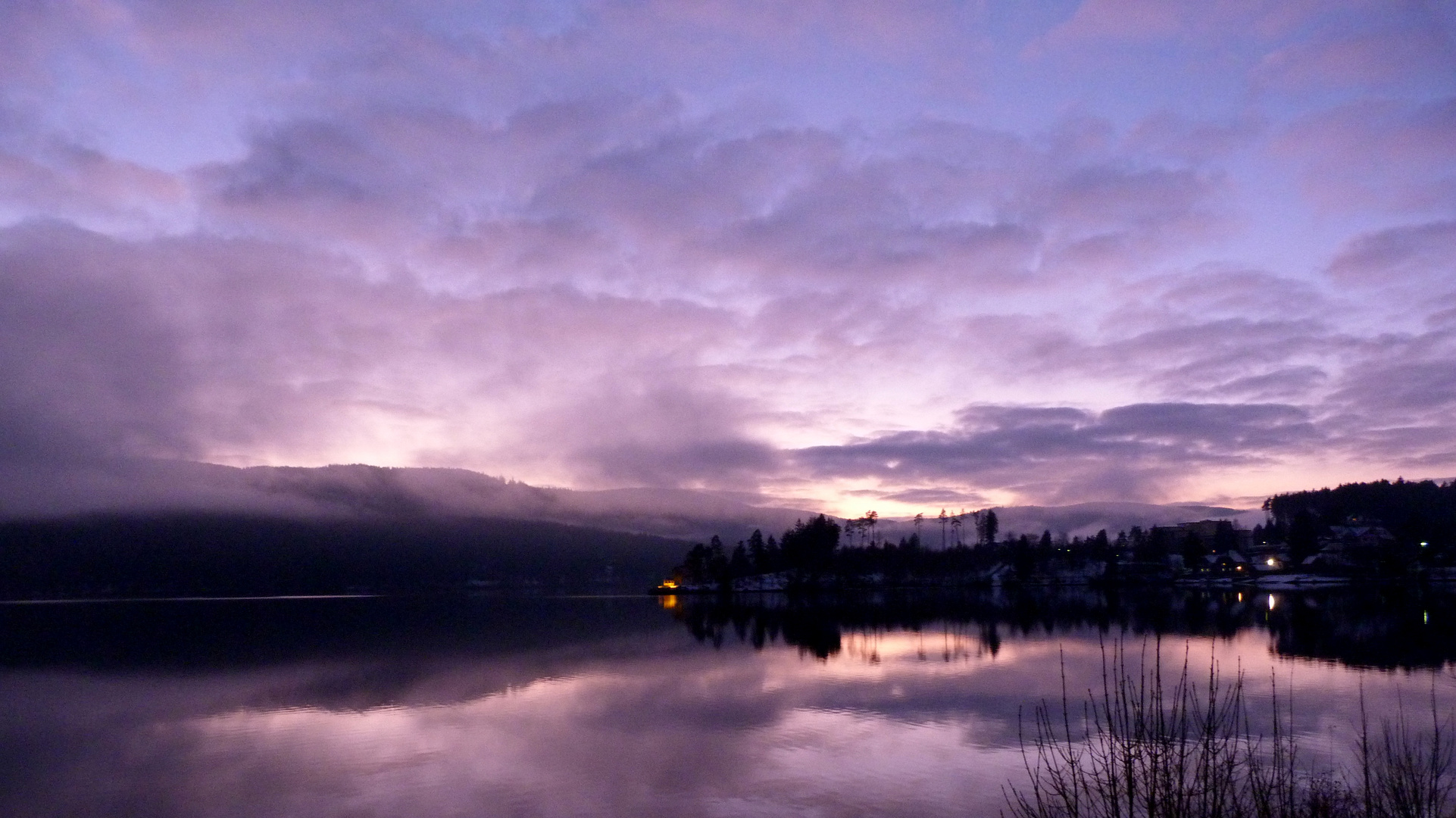 Schluchsee im Abendlicht