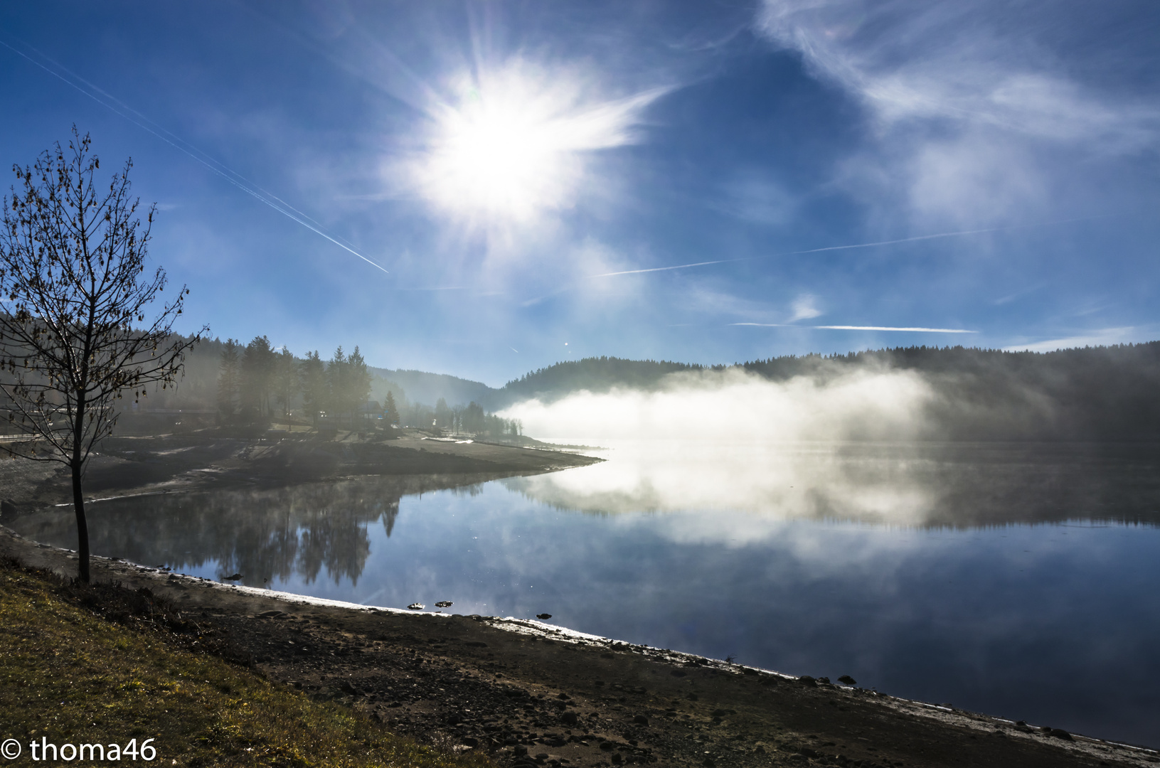 Schluchsee im Nebel