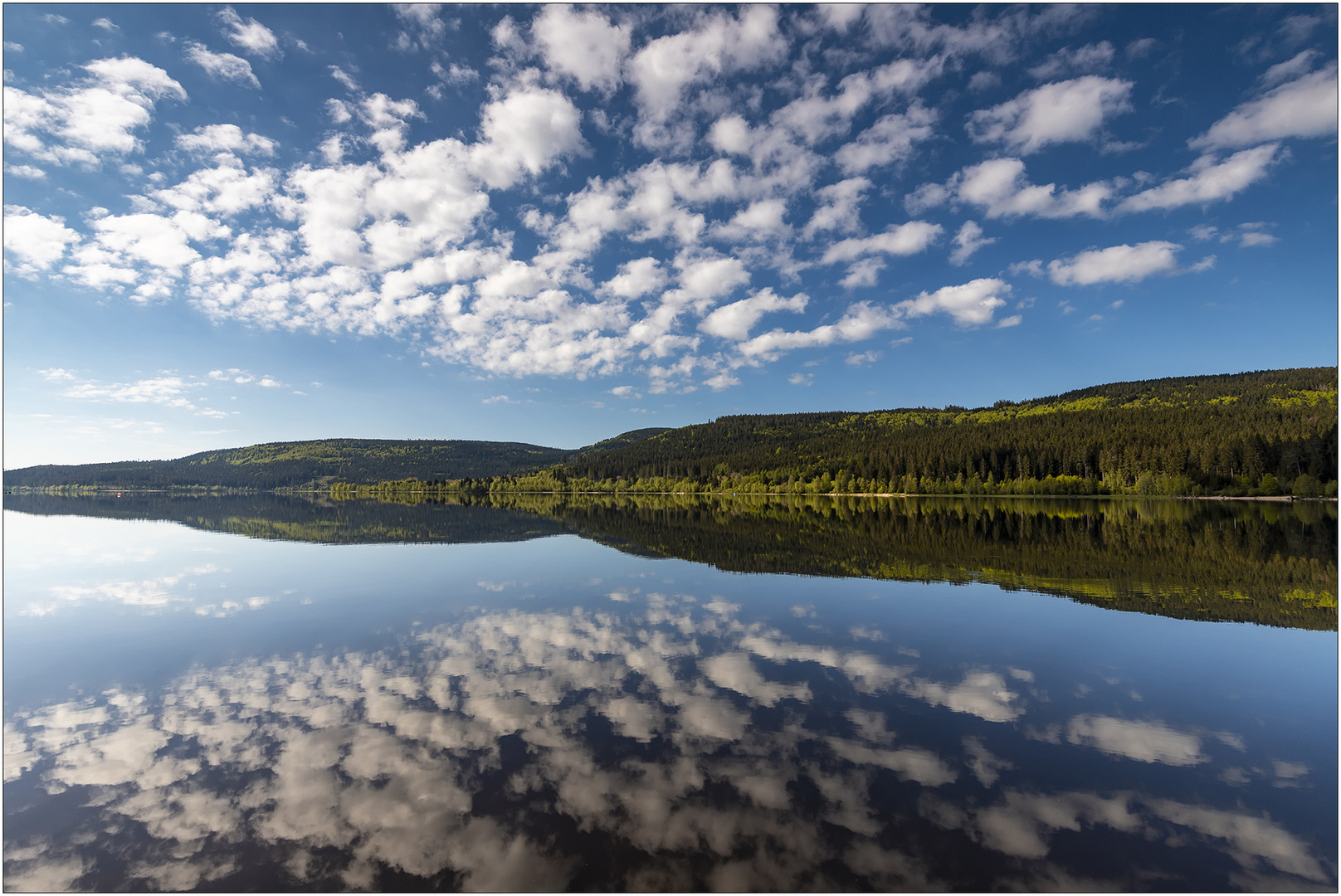 Schluchsee mit Wolken