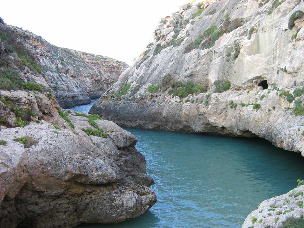 Schlucht auf Gozo