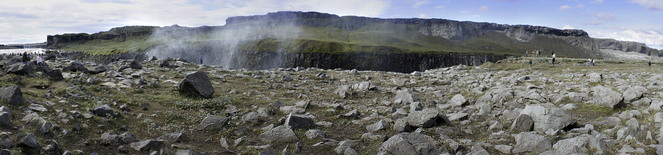 Schlucht auf Island