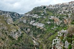 Schlucht der Gravina di Matera