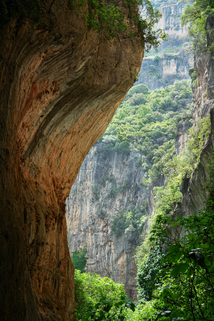 Schlucht in Andalusien (Spanien)