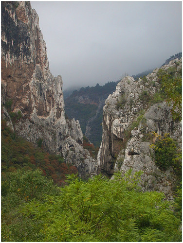 Schlucht in Serbien.