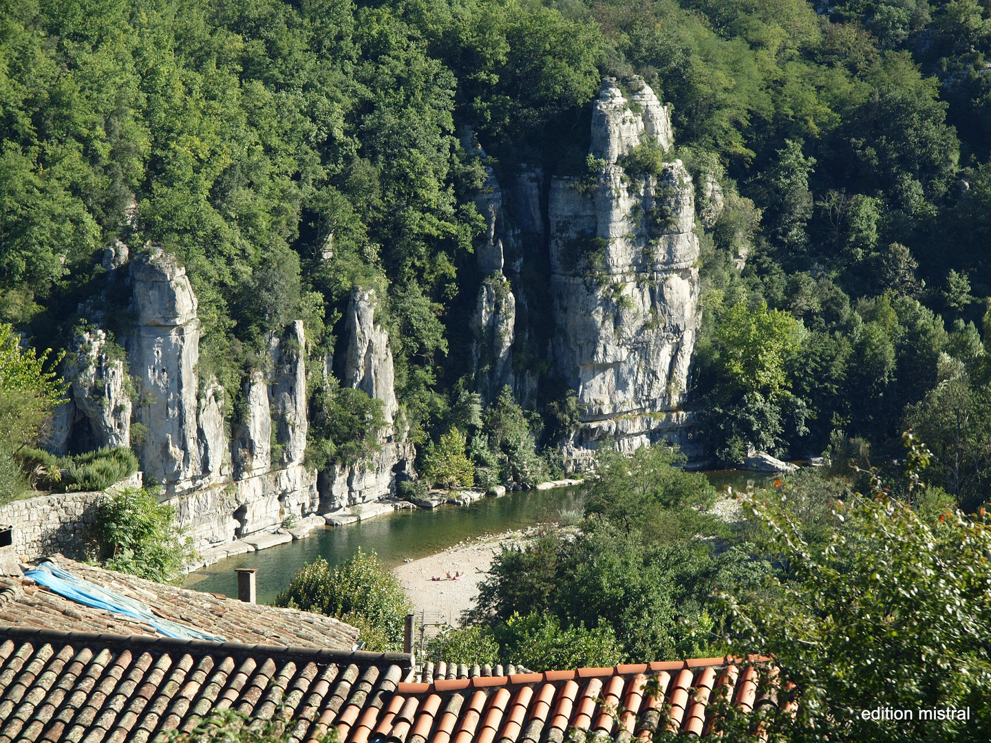 Schluchten der Labeaume beim Dorf La Beaume