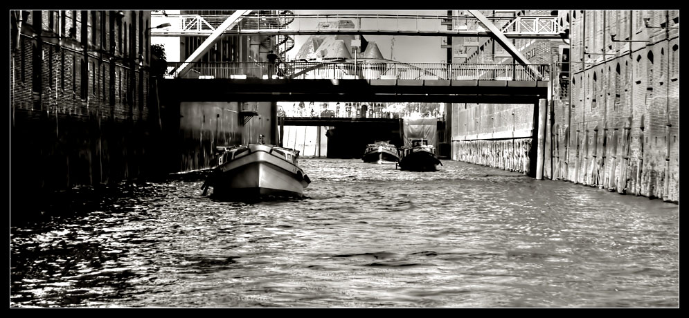 Schluchten der Speicherstadt