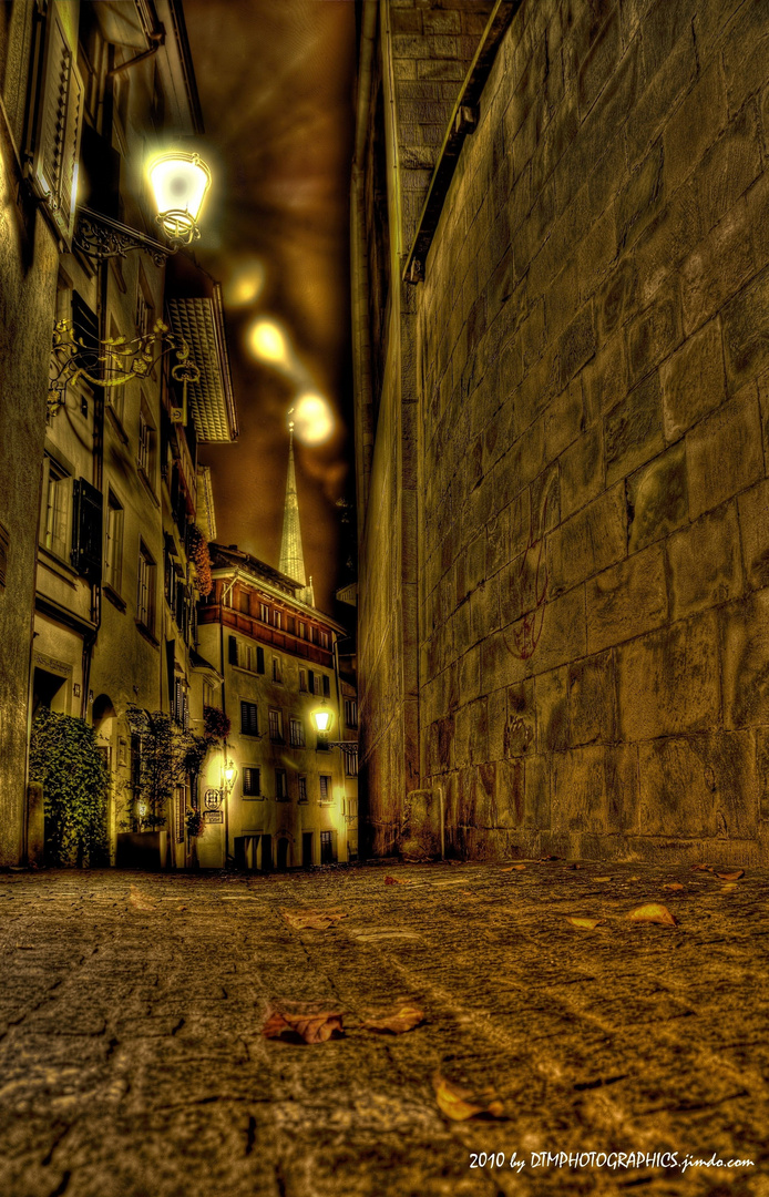 schlüsselgasse in zürich (HDR)