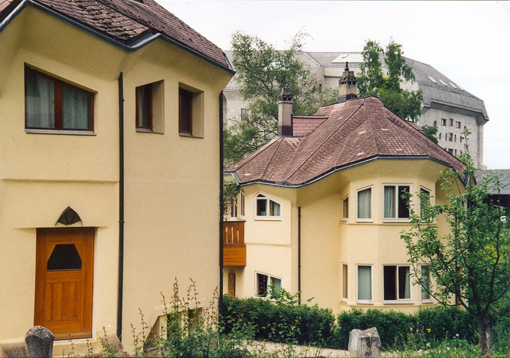 Schlumpfhausen (05) - Eurythmiehäuser mit Goetheanum