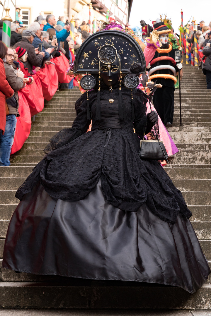 Schlußdefilee auf der kleinen Treppe