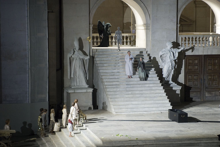 Schlussszene Jedermann Salzburger Festspiele 2007